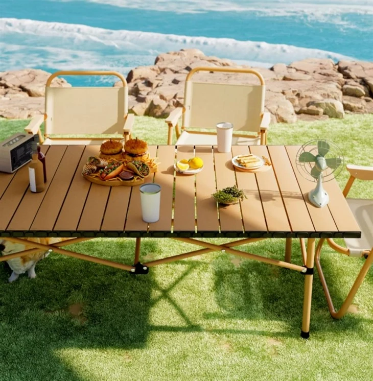 Roll Up Camping Table in A Bag factory